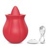 Powerful Tongue Licking Vibrator for Women Clitoris Stimulator Female Nipples Massager Clit Vibrating Rose Sex Toys for Couples