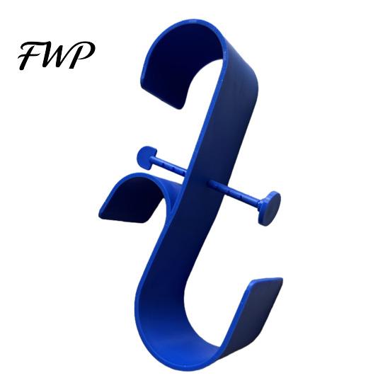 Non-invasive Pool Bracket Hooks Adjustable Swimming Hanger Drill-Free U-shaped Hook Installation Durable Multifunctional Storage for Poles Hardware