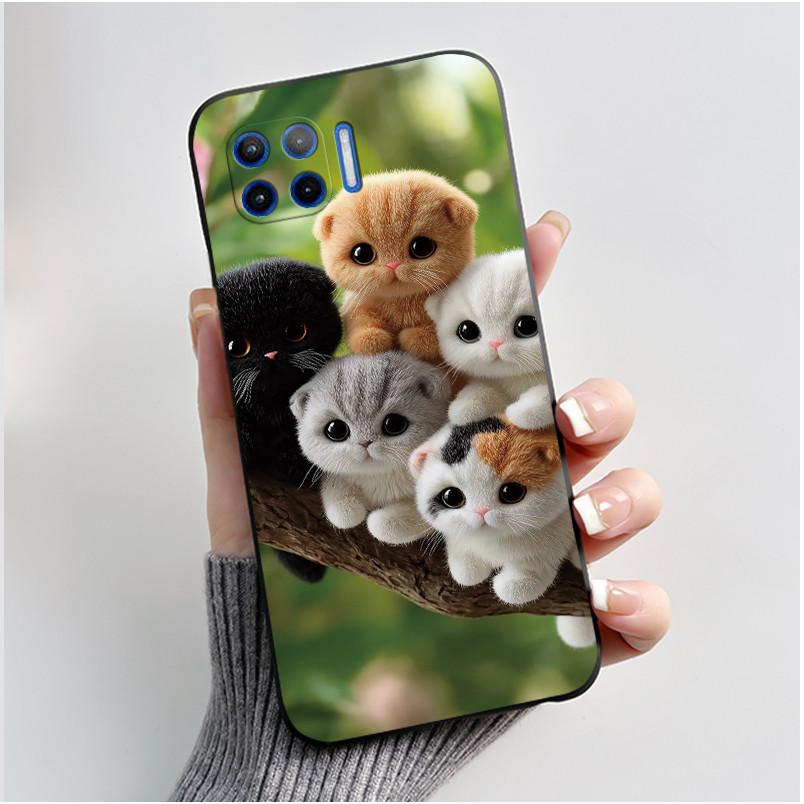 Luxury Cute Cool Boys Girls Cases For Motorola Moto G 5G Plus Phone Case XT2075 XT2075-2 XT2075-3 Soft Black Silicone Back Cover
