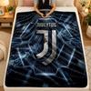 Flanel Battaniye Juventus FC Sıcak Yumuşak Atkı Battaniye İç Mekan Kanepe Yatak Oturma Odası Kullanımı İçin