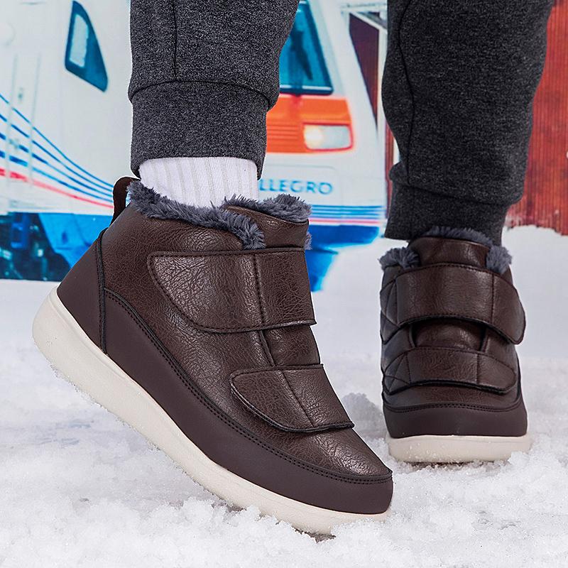 TUINANLE Women's Soft Bottom Non-Slip Velvety Winter Boots - Warm Old Beijing Style Snow Boots Men Cotton Shoes