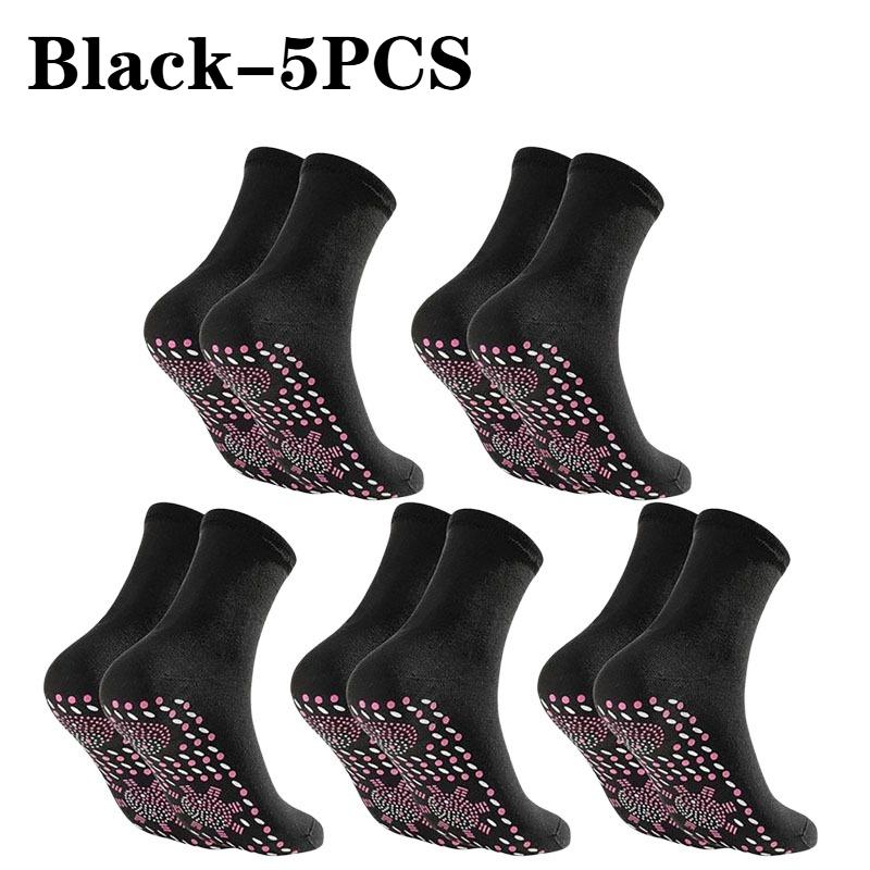 Self-Heating Socks Instant Warmth Unisex Foot Warmers Machine Washable for Cold WeatherOffice Skiing Portable Sock-Shaped Heater