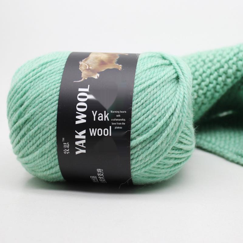 3-fädiges Garn aus Yak-Daune: Handgestrickter mittelschwerer Pullover/Cardigan/Schal/Mütze Häkelgarn.