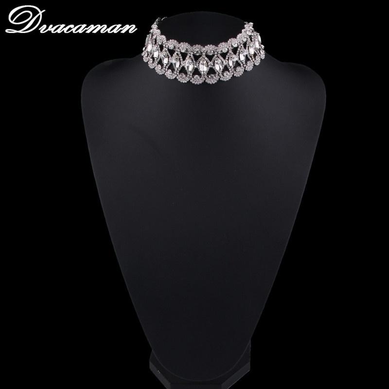 

Ожерелье-чокер для женщин, роскошное макси-ожерелье с подвеской, эффектное ожерелье в подарок серебряный