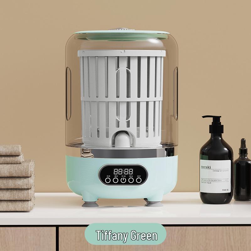 Portable All-in-One Washer & Dryer: Wireless, Compact Wash Cup for Underwear & Socks - No Installation Needed