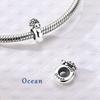 Original 925 Sterling Silver Bead Charm Cute Animal Series Silicone Clip Bead Fit Original Bracelet For Women DIY Jewelry Gift
