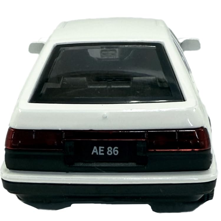 Scale Toyota AE86 Trueno MSZ Diecast Model White 1/37 Car,