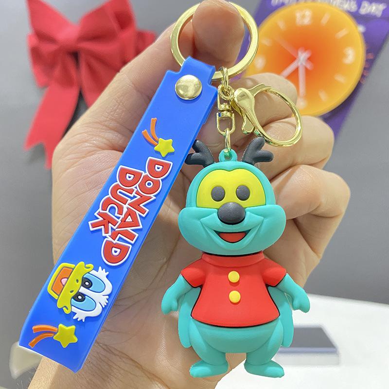 Disney Classic Donald Duck Daisy Keychain Pendant Car Keychain Small Gift Accessories