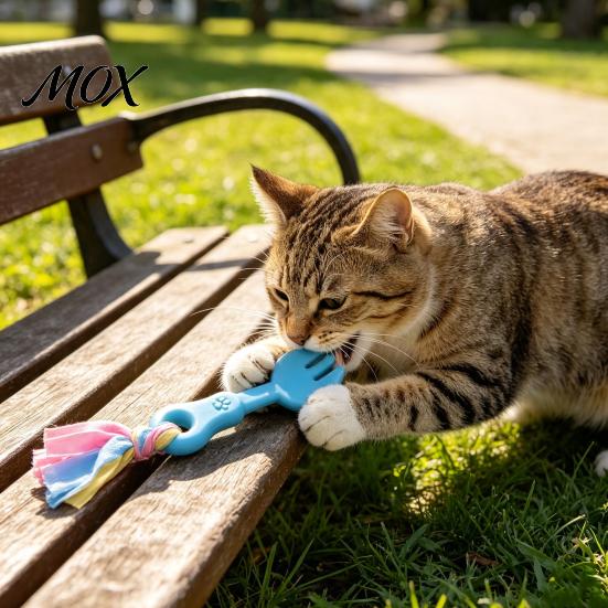 Small Medium Dog Play Toys Pet Molar Teeth Cleaning Fork Toy, Durable Woven Rope Training Macaron Aggressive Chewers Colors Interactive TPR