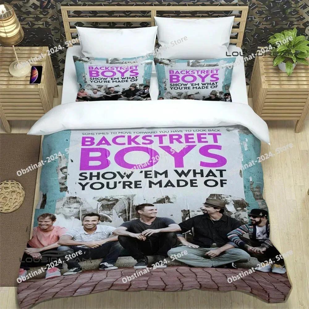 3D BSB Band Backstreet Boys Bettwäsche-Sets exquisites Bettenzubehör-Set Bettbezug Bettdecke-Set Bettwäsche Luxus Geburtstagsgeschenk