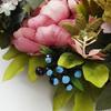 Simulation Retro Peony Wreath 40Cm Candlestick Wreath Christmas Halloween Decorative Flower Supply