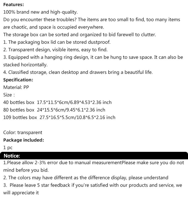 5 Pcs Transparent Lockable Plastic Storage Box Small Object Organizer Fishing Gear Accessories Case