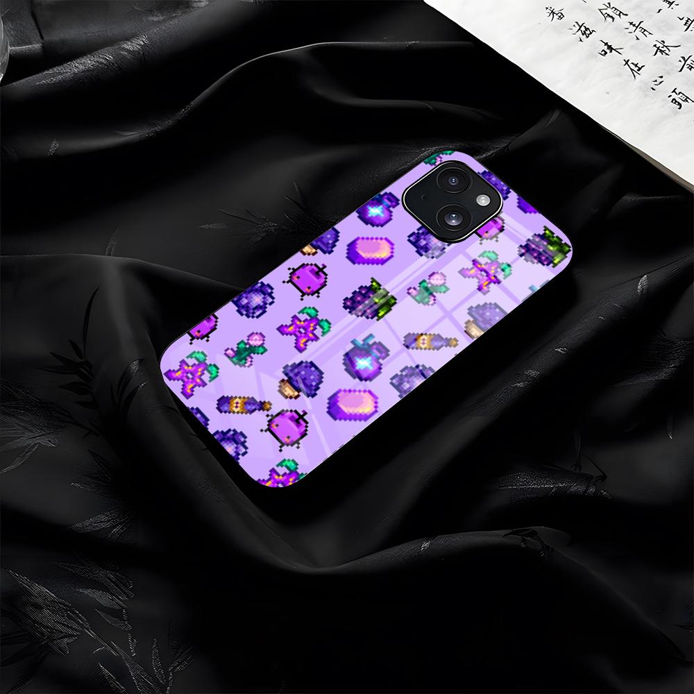 Stardew Valley Phone Case For IPhone 17 Pro Max 16 15 14 Pro Max 13 11 Plus Glass Cover iPhone 15 Plus