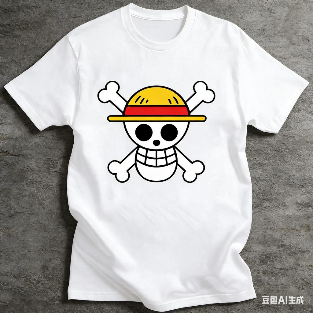 One Piece Monkey D Luffy Japanese Anime Summer Kids Tshirt for 312 Years Short Sleeve High Quality