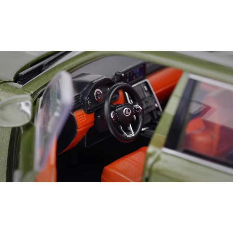 Jucărie mașină sport SUV Lexus LX600 1/32 1:32 JKM Model miniatural turnat sub presiune Vehicul iluminabil Roți fără roți Cadou pentru băieți și copii