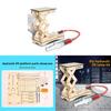 Holz-Hydraulikheber für Kinder Wissenschaft DIY-Bausatz Mit Pädagogischem Physikspielzeug Für Kinder