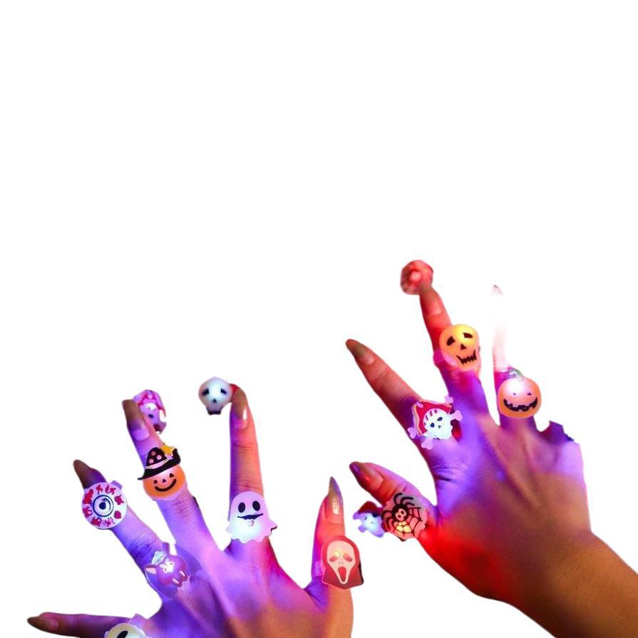 Handmade Pumpkin Rings - Halloween Gifts for Kids