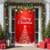 Xmas Backdrop Festive Pattern Holiday Background Christmas Decor Banner Gold Ornaments Festive Display For Christmas Eve Holiday