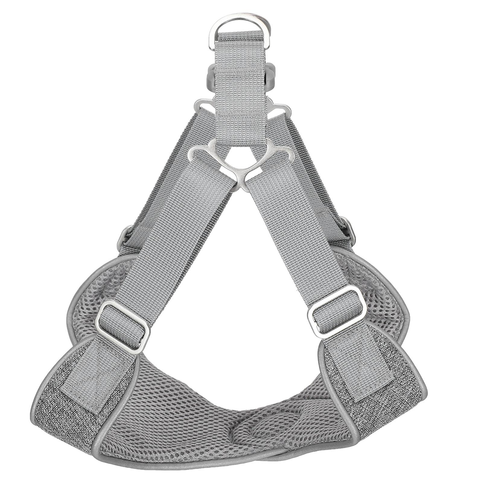 

Pet Leash Vest Reflective Stripe Harness Adjustable Neoprene Cat Dog Outdoor Walking StrapM M(for 4-6.5kg)