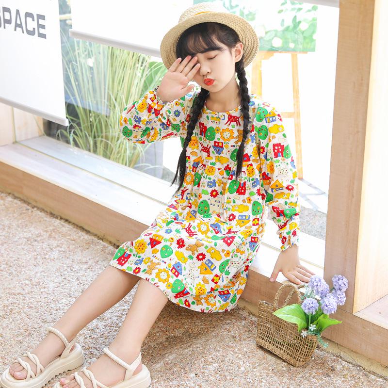 Podzimní princeznovská sukně pro dívky: Korejský styl pro batolata a malé děti