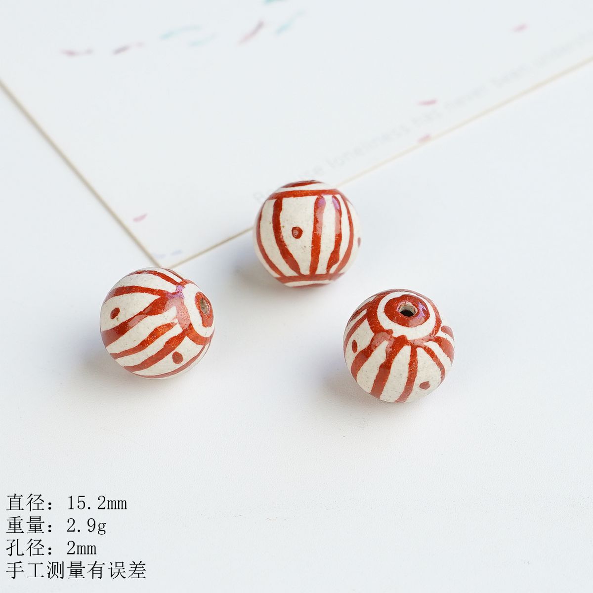 Ручная роспись керамические бусины ручной работы бусины для DIY ожерелья аксессуары материал россыпью