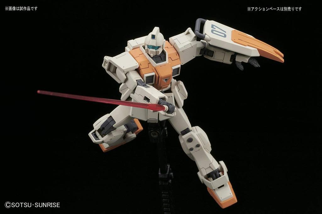 HGUC Mobile Suit Gundam 08th MS Platoon Ground Type GM Scale Plastic Model 1/144 Color-coded