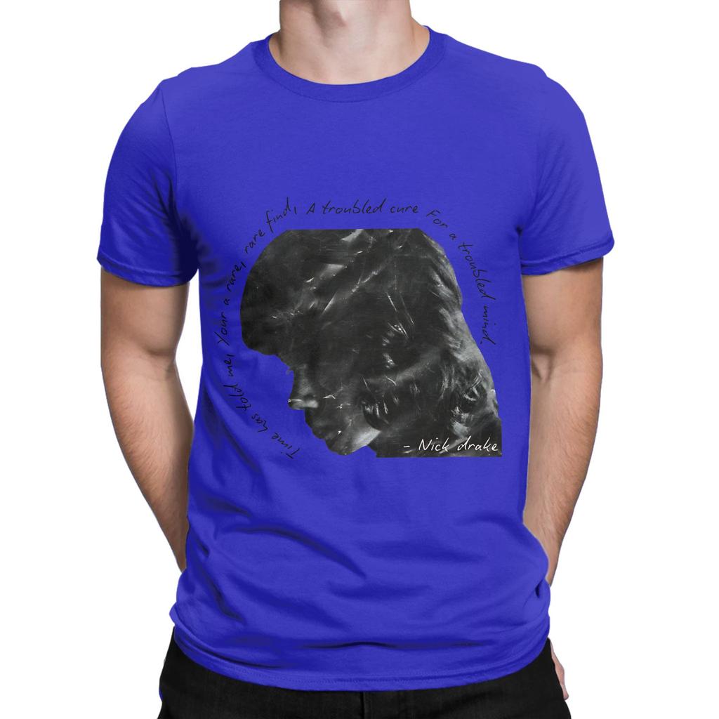 Nick Drake T Shirt Unisex 100 Cotton Vintage Tshirt Crewneck Tee Shirt Short Sleeve Clothing Gift Idea