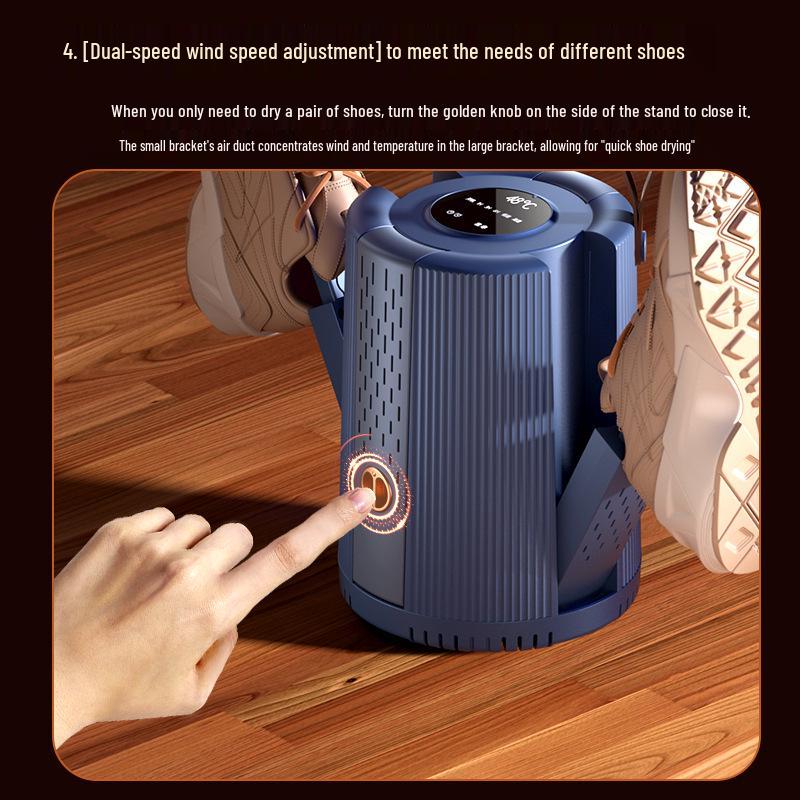 Dual Shoe Dryer: Deodorizing, Sterilizing, Telescopic, Quick-Drying for Two Pairs