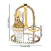 1 Set Glass Middle Eastern Gold Exquisite Gift Arched Shape Home Decor Incense Burner Ornament Multiple Options Available