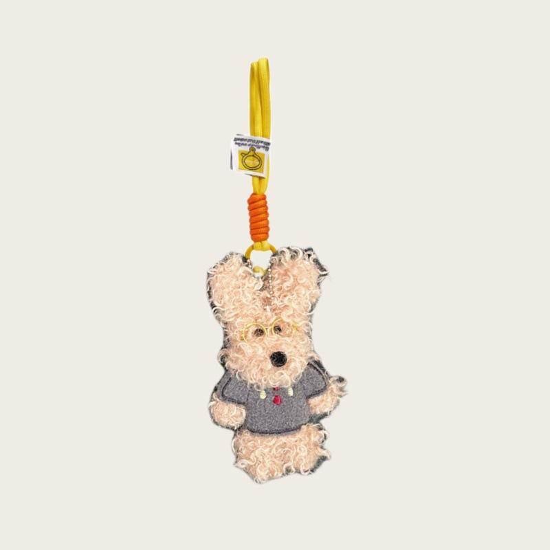 Cute Doll Bag Pendant Niche Baby Rabbit Keychain Doll Backpack Schoolbag Pendant Doll High Sense