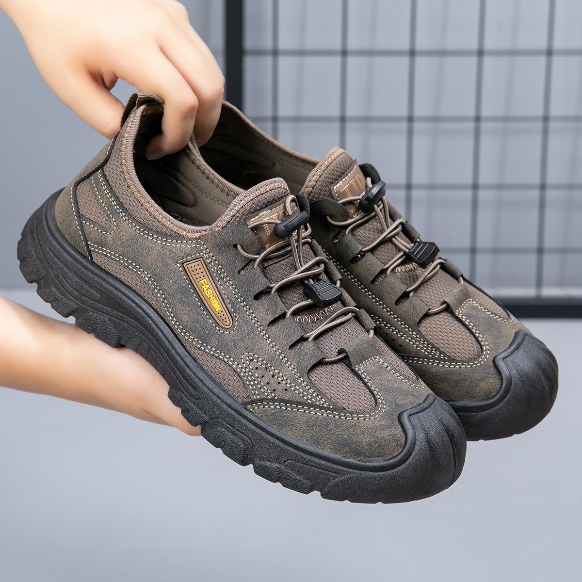 

Breathable Cloth Shoes, Men s Soft-soled Anti-slip Shoes, Sports and Casual Shoes 45 кофейный