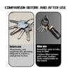 Carbon Fiber Car Logo Key Chains Keyring Emblem Key Rings For Toyota GRsport Hilux Aygo Yaris Corolla Rav4 GR Auris