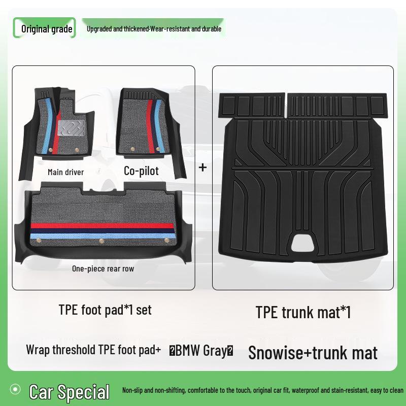Zeekr X 2026 Full Coverage TPE Car Floor Mats - Custom Fit Carpet Accessories