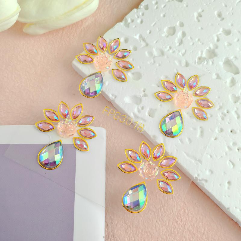 Face Jewel Stickers Iridescent Rhinestone Self Adhesive Removable for Beach Party EDM Festival Makeup Decor