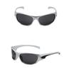 Futuristic Sunglasses Girls Vintage Lens Glasses Teenagers Hiphop Trend Nightclub Party Sunglasses for Adult Teens