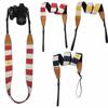 Striped Cotton Micro Single Strap for Canon G7x Nikon Fujifilm Sony Zv-1 Comfortable Decompression
