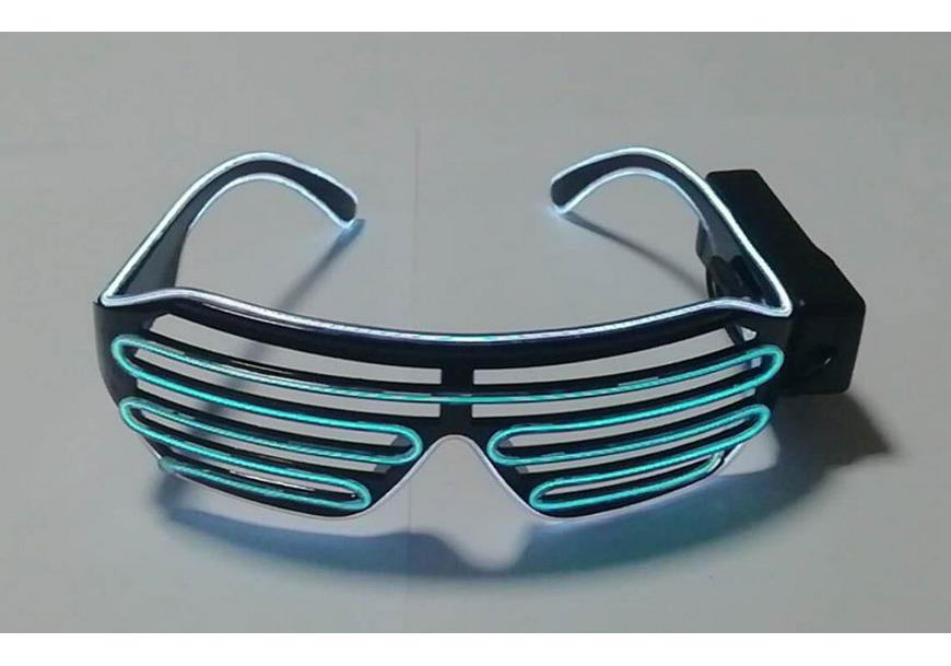 LED Party Blinds: Flashing Music Glasses for Clubbing and Atmosphere
