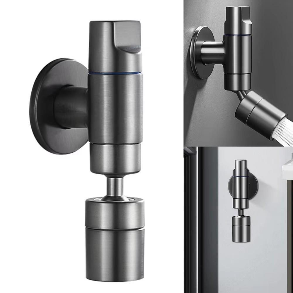 Splashproof Design Mop Pool Tap Rotation Function Mini Wash Basin Tap Bibcock Faucet Laundry Room