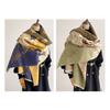 Women S Jacquard Faux Cashmere Scarf Winter Warm Thick Versatile Shawl