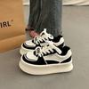 Casual Sneakers  Spring New! Women's Platform Thick Soled White Sneakers Versatile Niche Casual Shoes Height  Increasing