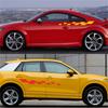 Universal Car Door Side Lattice Graphics Stickers Vinyl Film Decor Decals Auto External Tuning Accessories Fit For All Models