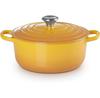 Чугунная жаровня Le Creuset Signature круглая 20 см нектар 2,4 л (21177206724430)