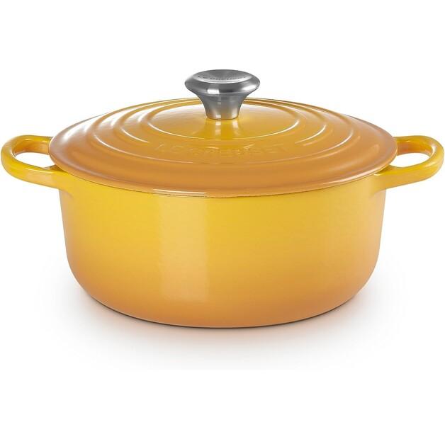 Чугунная жаровня Le Creuset Signature круглая 20 см нектар 2,4 л (21177206724430)