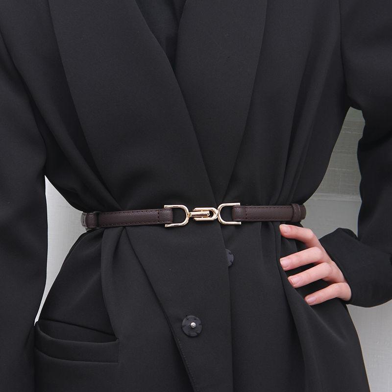 Waist Elegant Womens Chain In Fashionable Black Coffee And Camel For Dresses Suits And