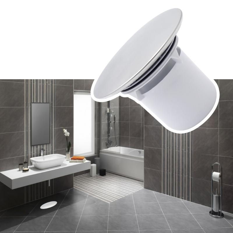 Plastic Shower Plughole Cover Shower Trap Cover Anti-Odor Hole Cover Universal Bathroom Shower Trap Cover Enduring