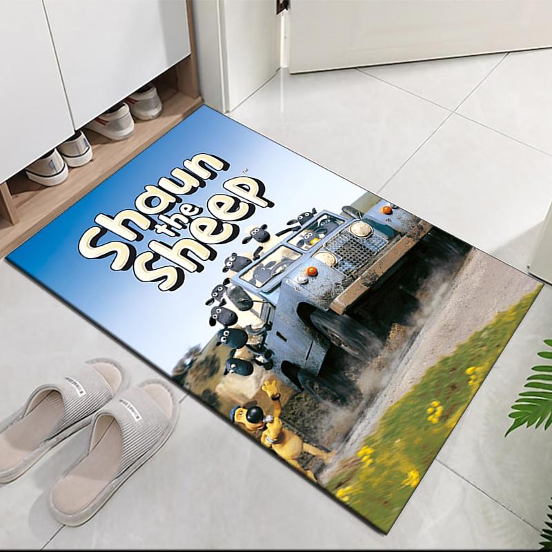 Shaun the Sheep Printed Carpetrugfor Office Chair Living Room Bedroom Kitchen Room Decor Gifts