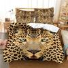 3D Wolf Bedding Set Animal Comfortable Duvet Quilt Cover Pillowcase Bedding Set Children Bedroom Decoration Home Textile