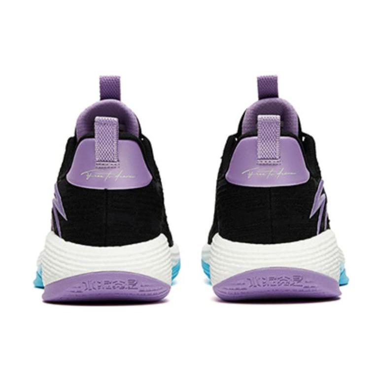 New Anta Skyline Team Cushioning Anti Slip And Wear Resistant Low Top Team Performance Basketball Shoes Lotus Purple 112311601-3