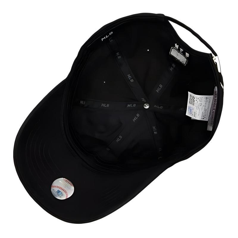 MLB Cotton Baseball Caps Unisex Black Fashion 3ACP7701N-102627