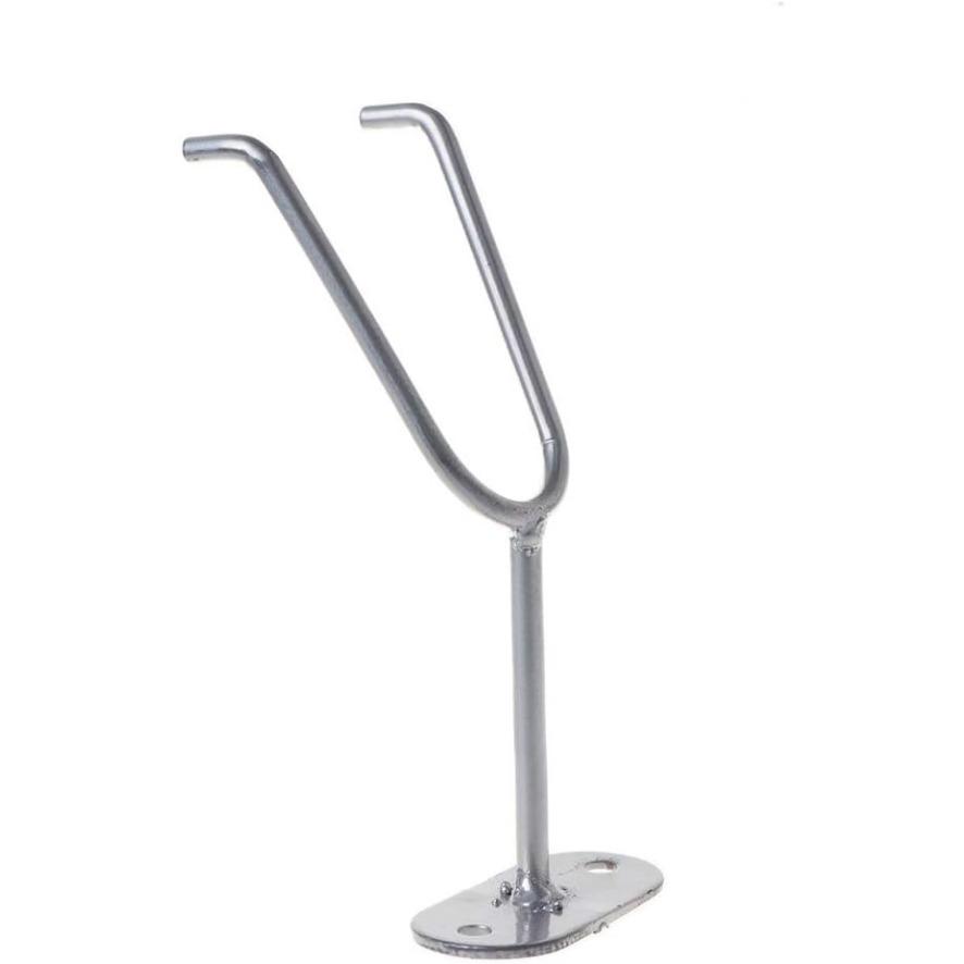 

Держатель для распыления краски с гравитационной подачей, подставка для распылителя, фиксированное настенное крепление, подходит для стандартной чашки с крючком для горшка 16*6.2cm серебряный